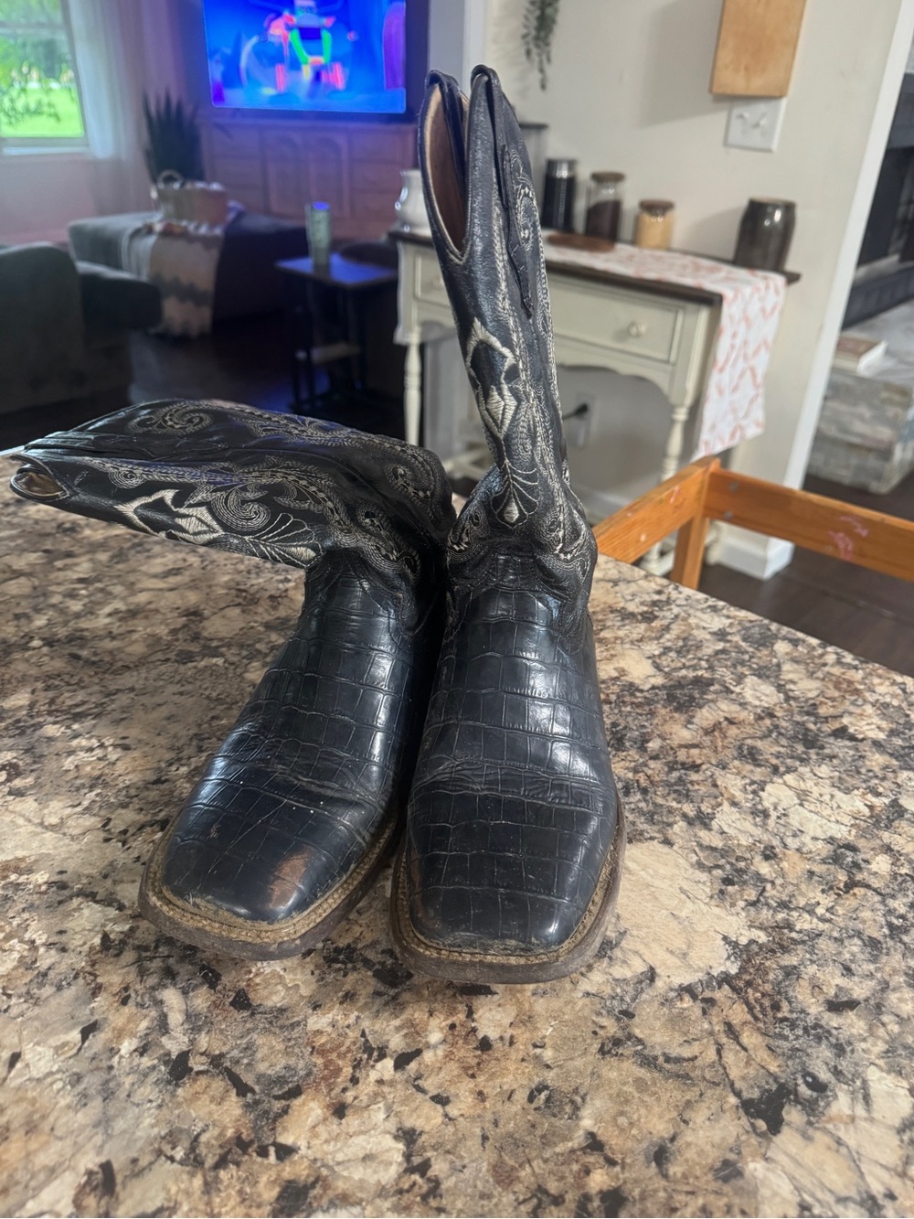 Ferrini Classic Black Women’s Western Cowboy Boots